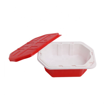 OEM rectangular disposable plastic defrosting meat tray food containers box